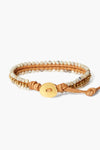 Koa Cuff Wrap Bracelet ~ Multi Brioche Agate