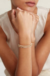 Koa Cuff Wrap Bracelet ~ Multi Brioche Agate
