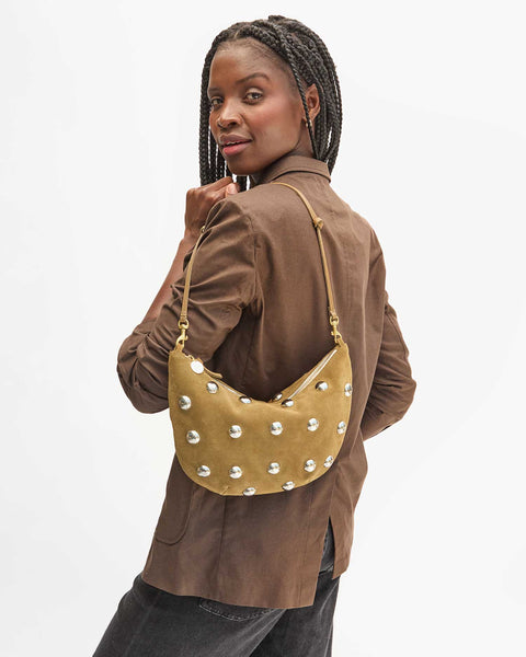 バッグ MOON SUEDE STUDS BAG Lune--Suede-w-Studs---HB-CL-NT