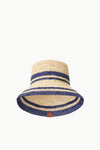 Rita Bucket Hat ~ Natural/Navy