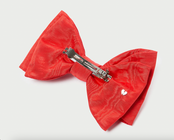 Eden Bow Hair Clip ~ Red – Chic Streets display picture 2