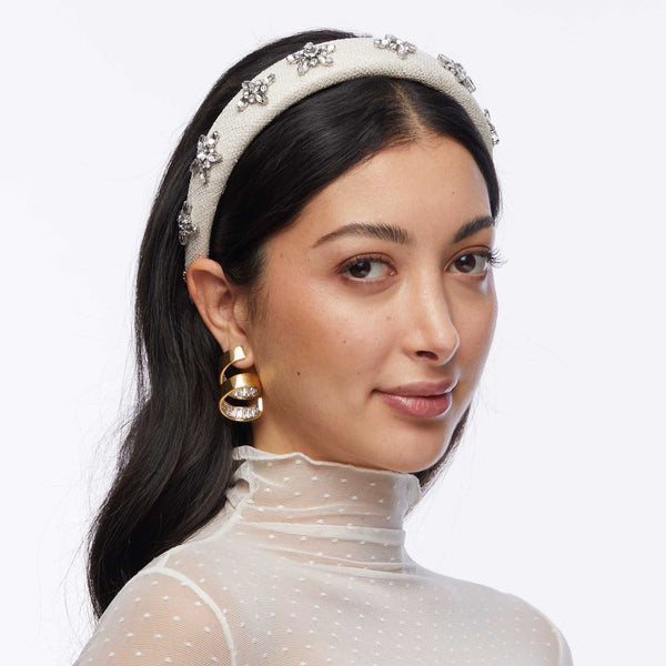 Alice Crystal Star Headband ~ Ivory – Chic Streets