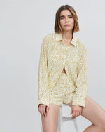 The Delmore Button Down Shirt ~ Sunflower Print