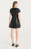 Vegan Leather Dress ~ Black