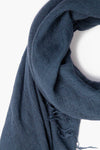 Cashmere and Silk Scarf ~ Indigo