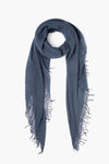 Cashmere and Silk Scarf ~ Indigo