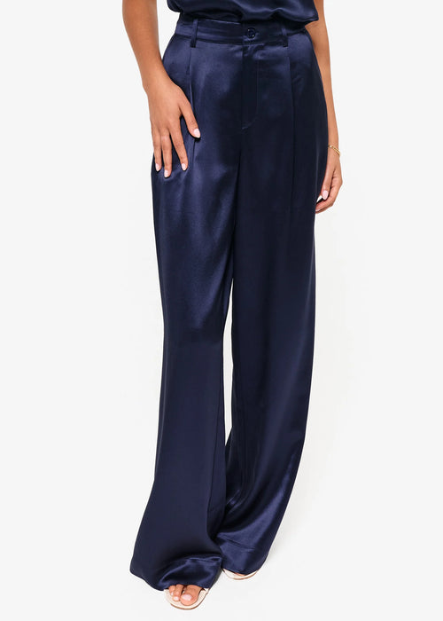 Noura Wide Leg Pant ~ Navy