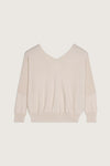 Elsy Backless Sweater ~ Off-White