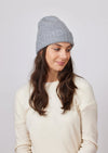 Classic Cashmere Slouchy Hat ~ Grey
