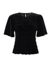 We Belong Together Velvet Top ~ Black