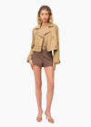 Evans Cropped Trench ~ Miso