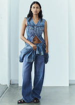 Ayla Baggy Cuffed Crop ~ Claremont