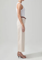 Lyra Crop Wide Leg ~ Almondette