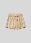 Brynn Drawstring Linen Short ~ Gobi
