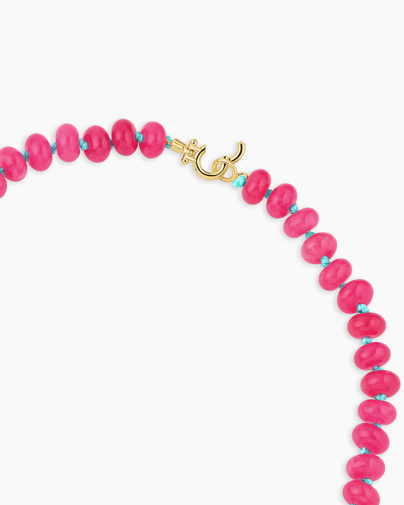 Palma Necklace ~ Pink Quartz