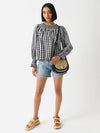 Hayes Blouse ~ Black and White Gingham