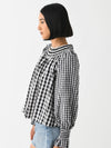 Hayes Blouse ~ Black and White Gingham