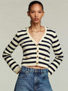 The Harbor Cardigan ~ Navy Multi