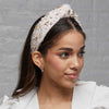 Nutcracker Embellished Knotted Headband ~ Ivory