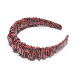 Sequin Kelly Headband ~ Buffalo Check