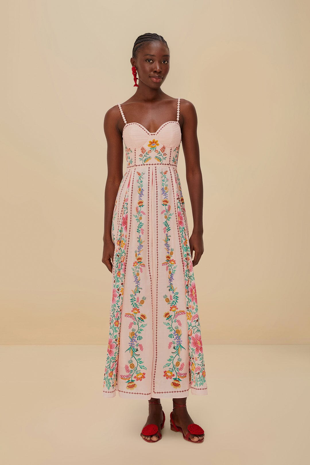 chinese dress ladies Delicate Maxi ~ Forest Pink – Chic Streets