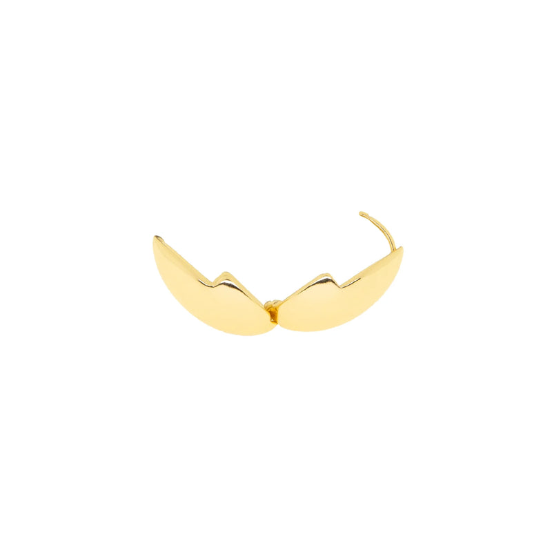 Oval Hinge Closure Earring