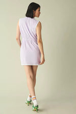 Terry Cinch-Waist Dress ~ Lilac