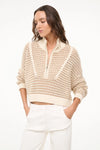 Cropped Hampton Sweater ~ Breeze Creme