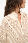 Cropped Hampton Sweater ~ Breeze Creme