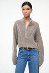 Cropped Hampton Sweater ~ Bisque