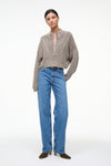 Cropped Hampton Sweater ~ Bisque