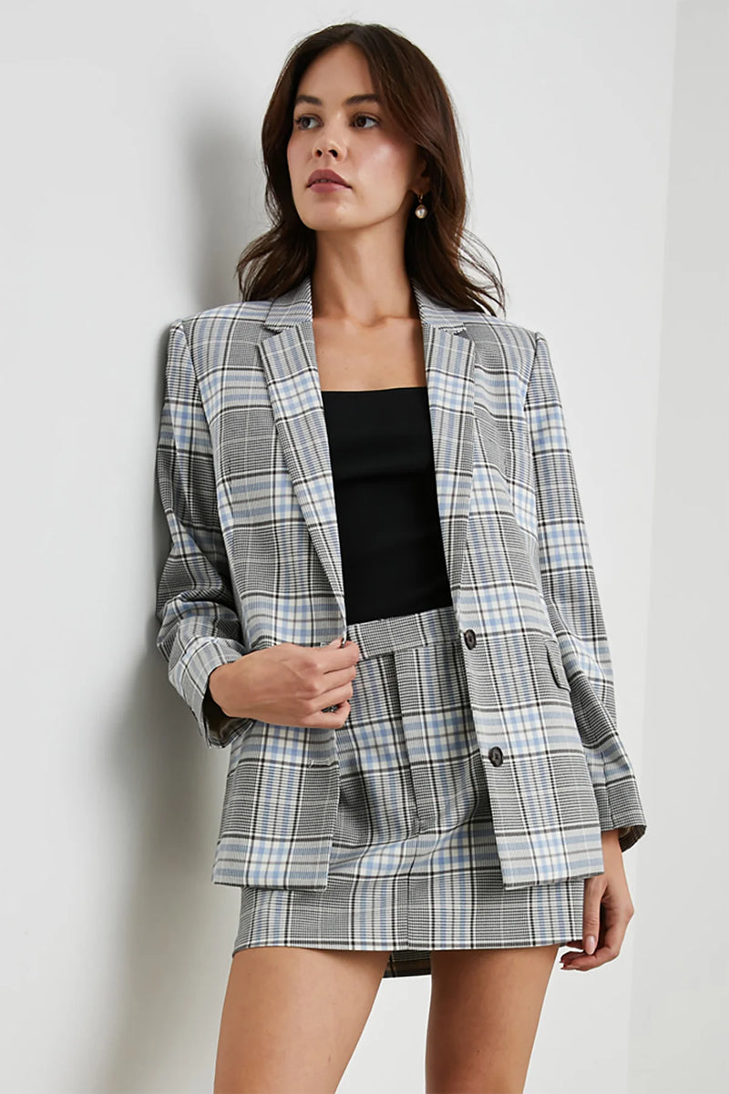 Stanton Blazer ~ Cocoa Sky Check