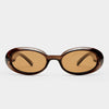 Work It! Oval Sunglasses ~ Cocoa