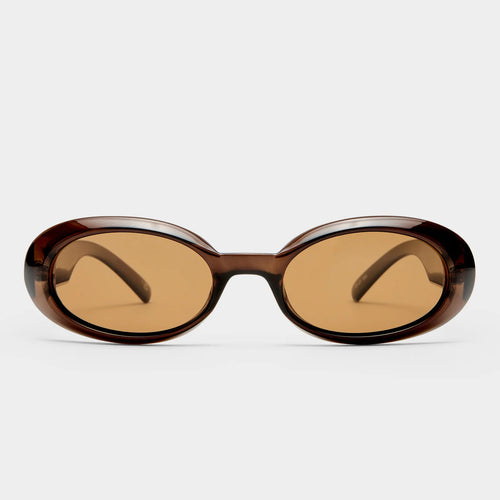 Work It! Oval Sunglasses ~ Cocoa