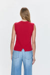 Leandra Sweater Vest ~ Ruby