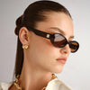 Work It! Oval Sunglasses ~ Cocoa
