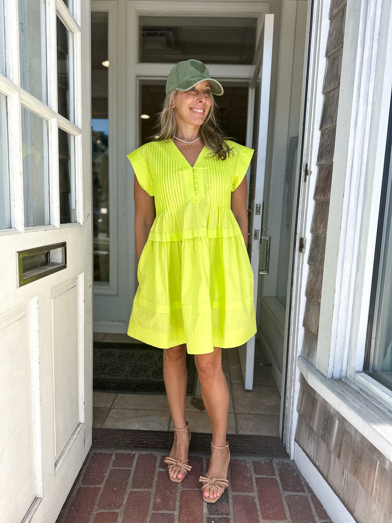 Parker Dress ~ Lime