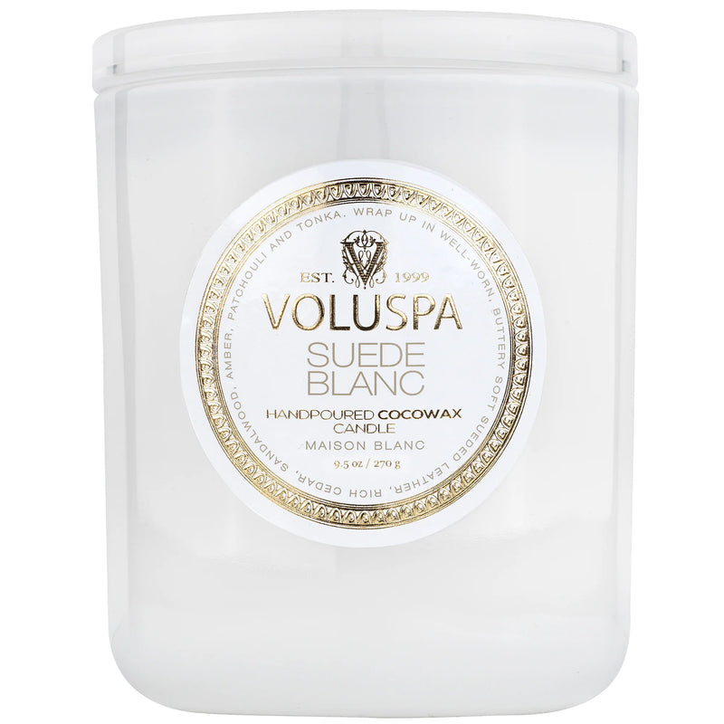 Suede Blanc Classic Candle