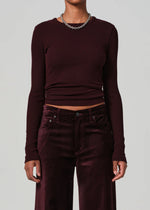 Bina Crewneck ~ Burgundy