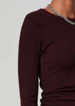 Bina Crewneck ~ Burgundy