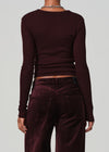 Bina Crewneck ~ Burgundy