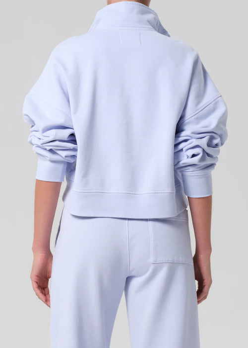 Mirelle Funnel Neck ~ Periwinkle