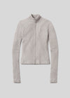 Zip Cardigan ~ Heather Grey