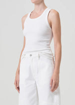 Poppy Tank ~ White