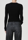 Alma Shrunken Crewneck~ Black