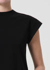 Bryce Cap Sleeve Tee ~ Black