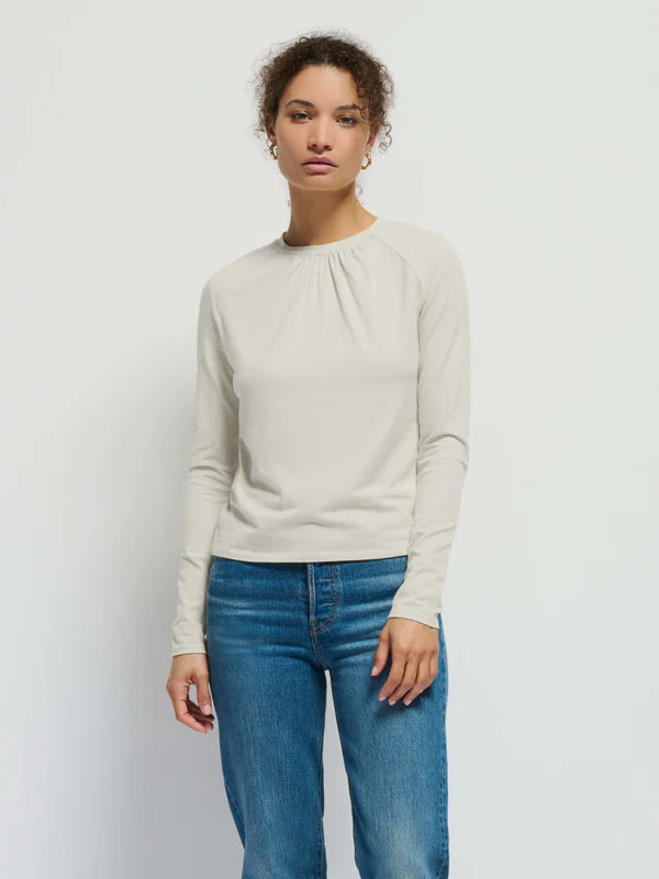 Alejandra Crewneck ~ Porcelain