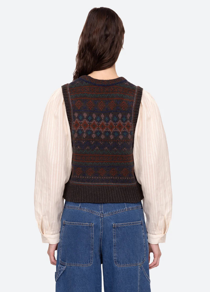 Finja Fair Isle Combo Top