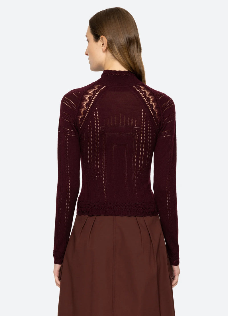 Paxton Turtleneck ~ Burgundy