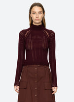 Paxton Turtleneck ~ Burgundy